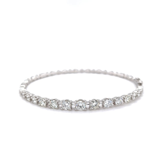 Graduating Diamond Bangle